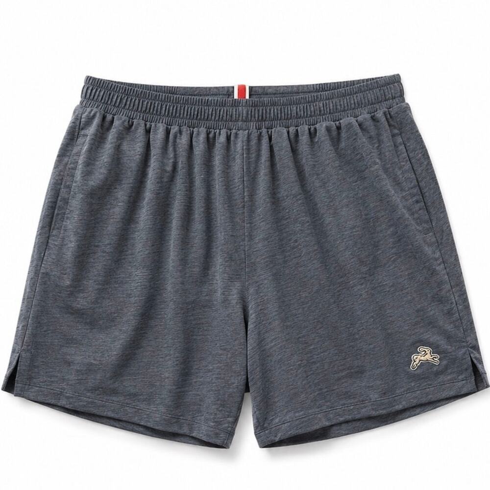 Tracksmith Men's Session Lined Running Shorts Heathered Gray Size Medium